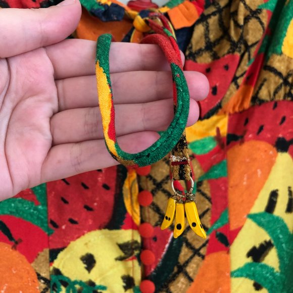 FARM Rio Fruit Salad Square Neck Midi Dress - Picture 7 of 13